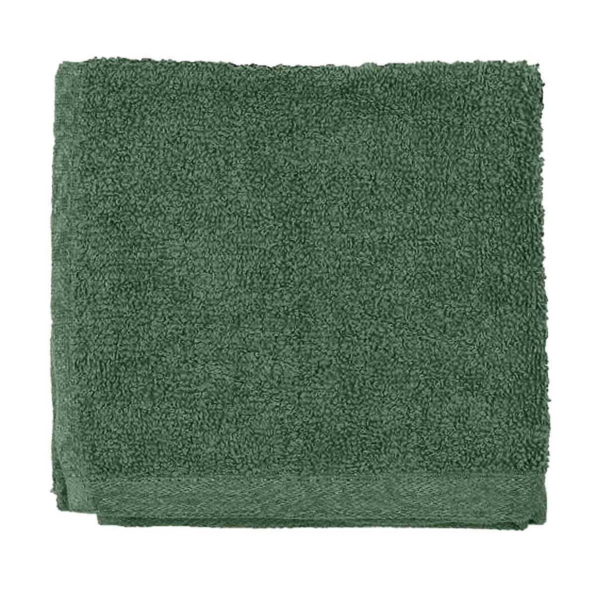 Essential Solid Green Washcloth 13