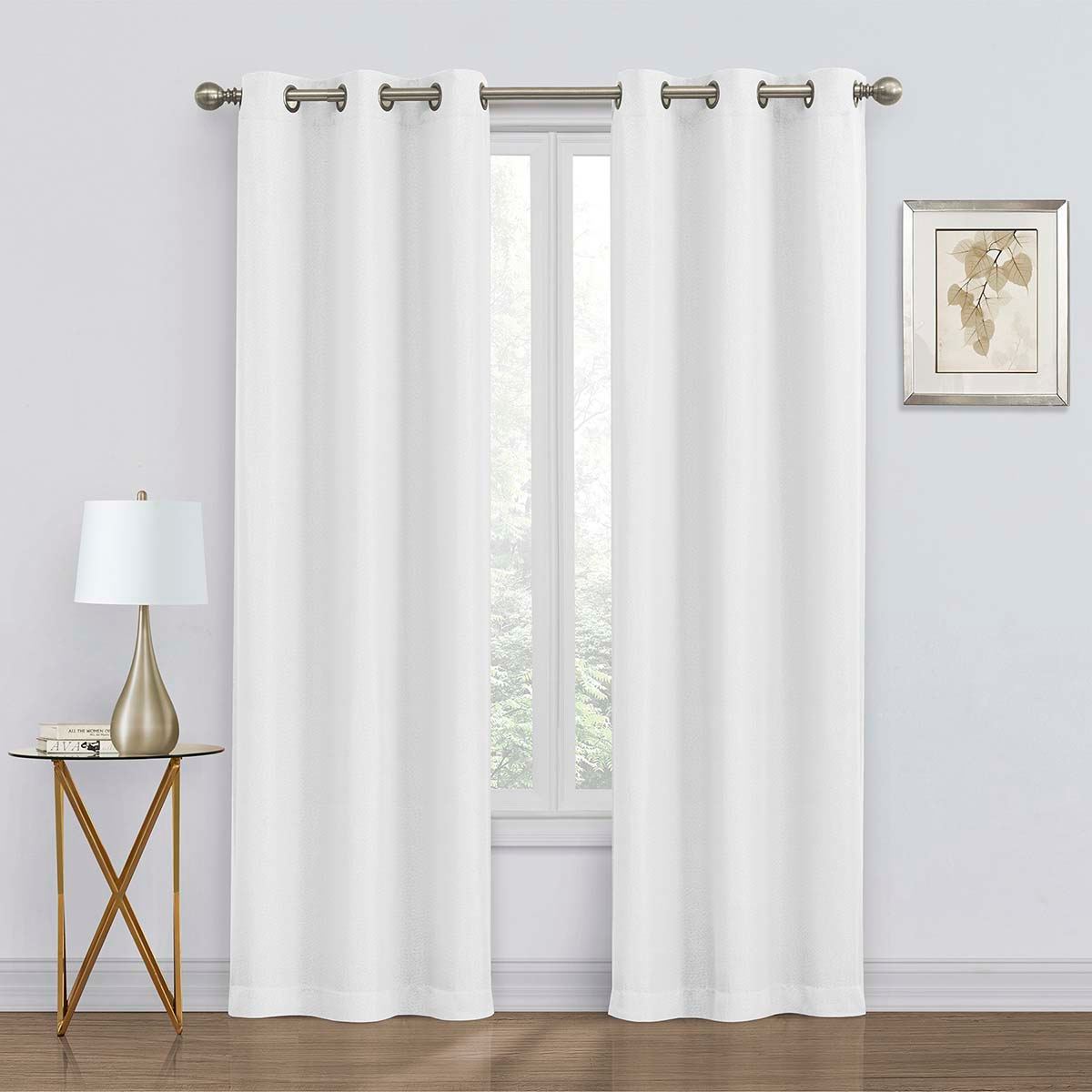 Elegant Home Fashions Tahiti 2-Pack Metallic Black/Honey Curtain Holdbacks Elegant Home Fashions Tahiti 2-Pack Metallic Black/Honey Curtain Holdbacks