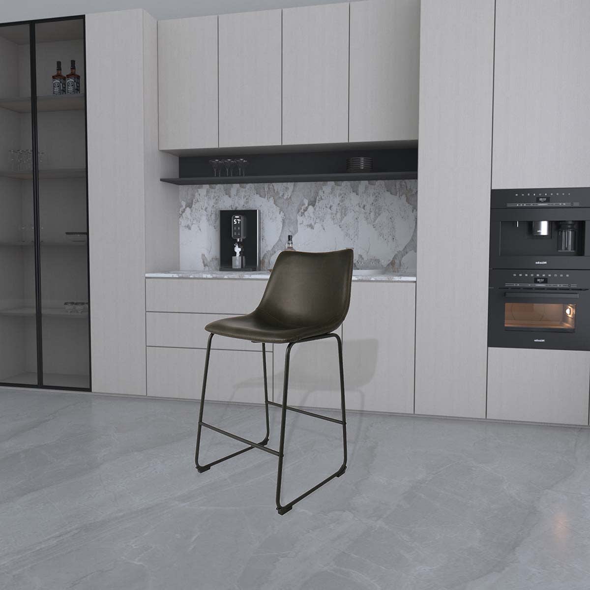 Crosby St. Drake Counter Stool Dark Grey Dark Grey Counter Stool At Home