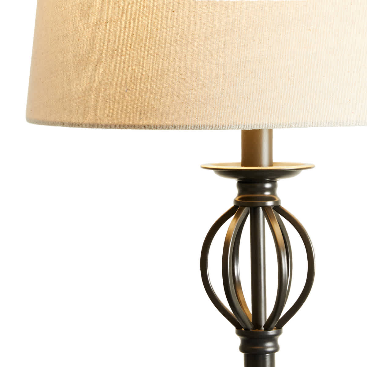 Spindle Metal 60 Bronze Floor Lamp with Shade at Home