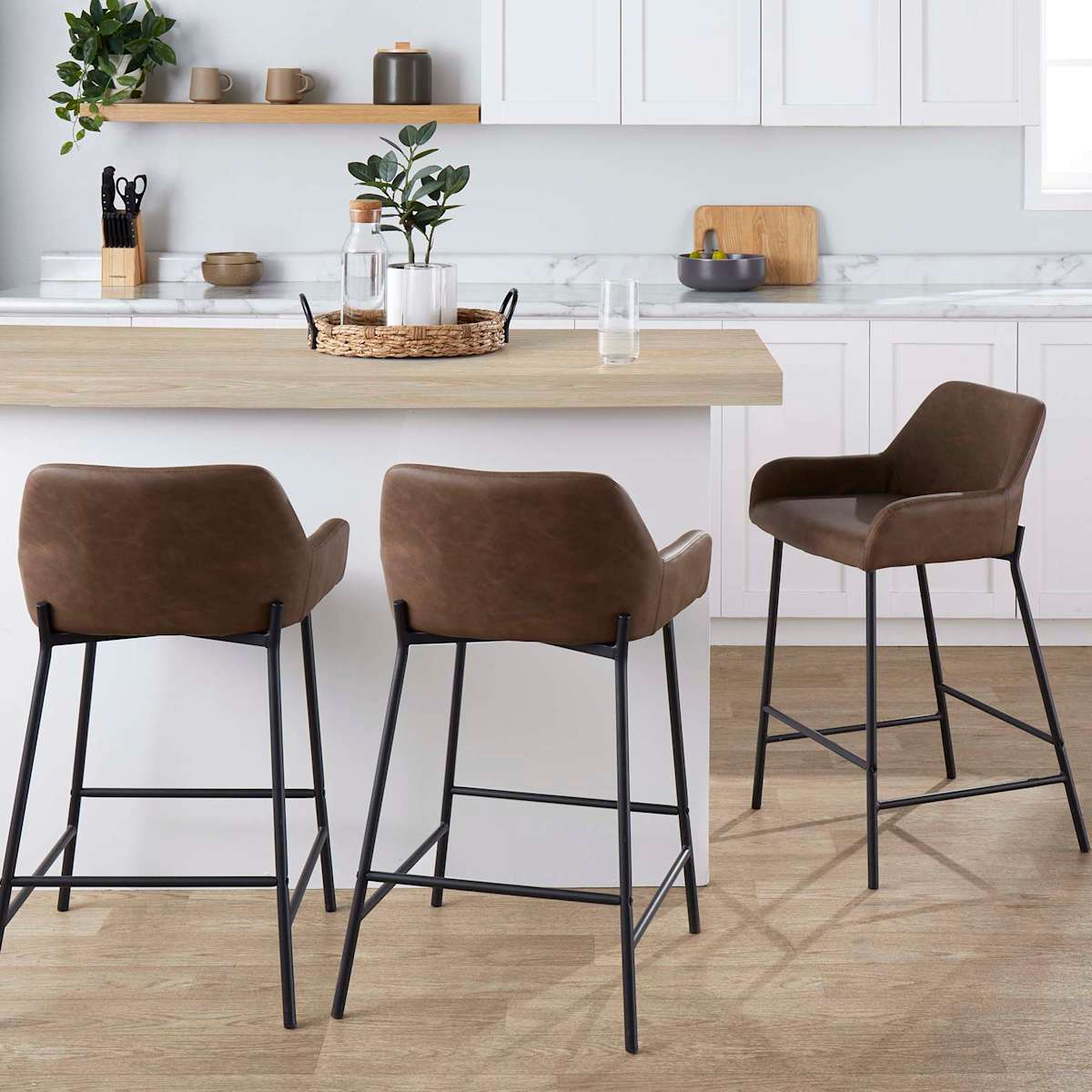 Honeybloom Destin Counter Stool Brown Brown Counter Stool At Home