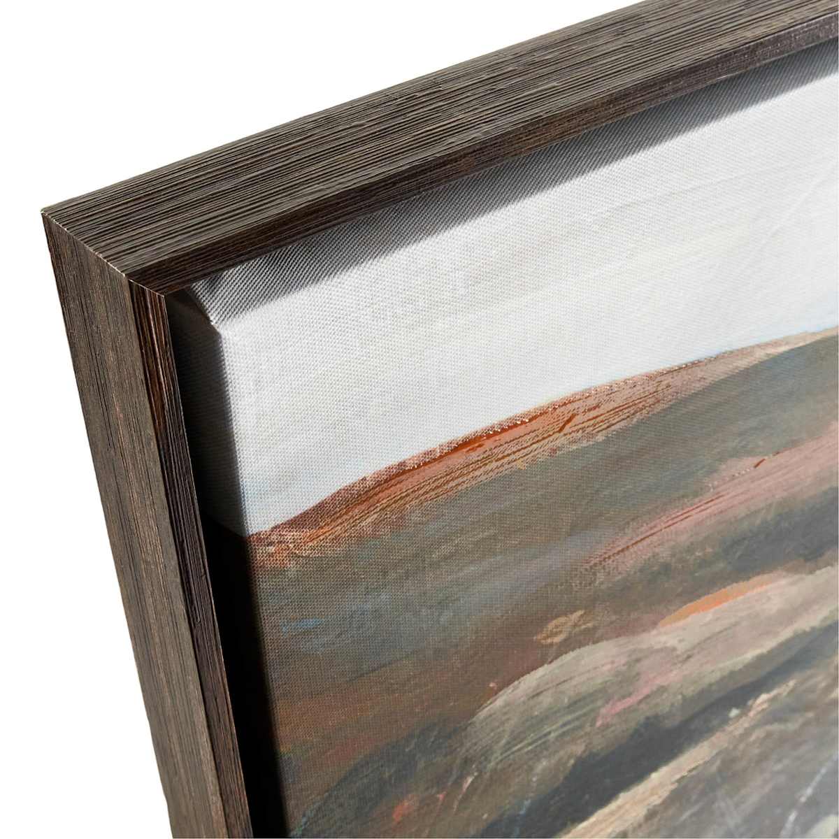Amazon.com: Vintage Painting Sunset On Lane Wall Art Framed