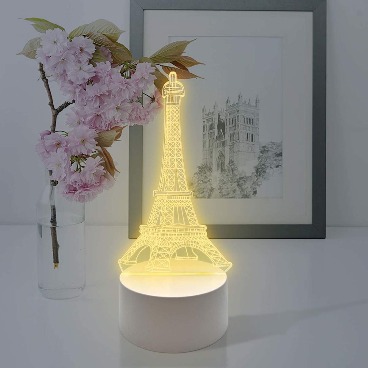 Eiffel tower led lamp top