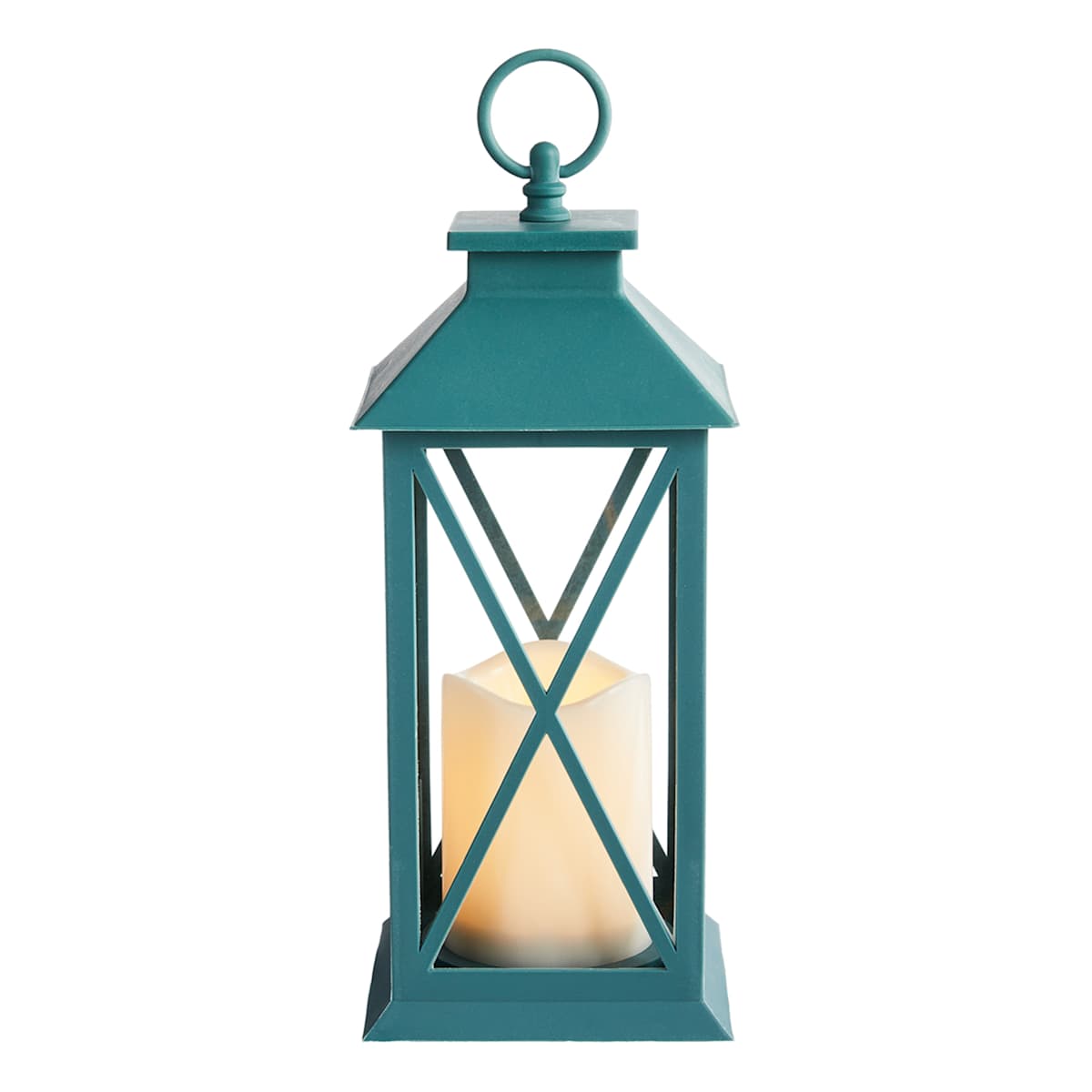 LED Teal Lantern, 12