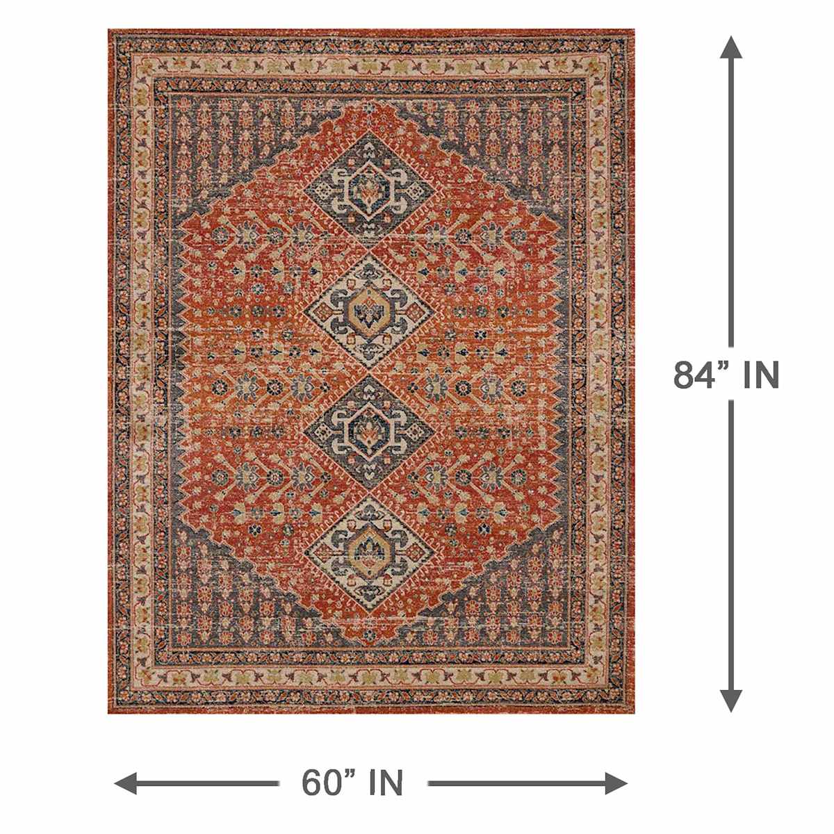114×202 \" diamond” ViNTAGE RUG 114×202 