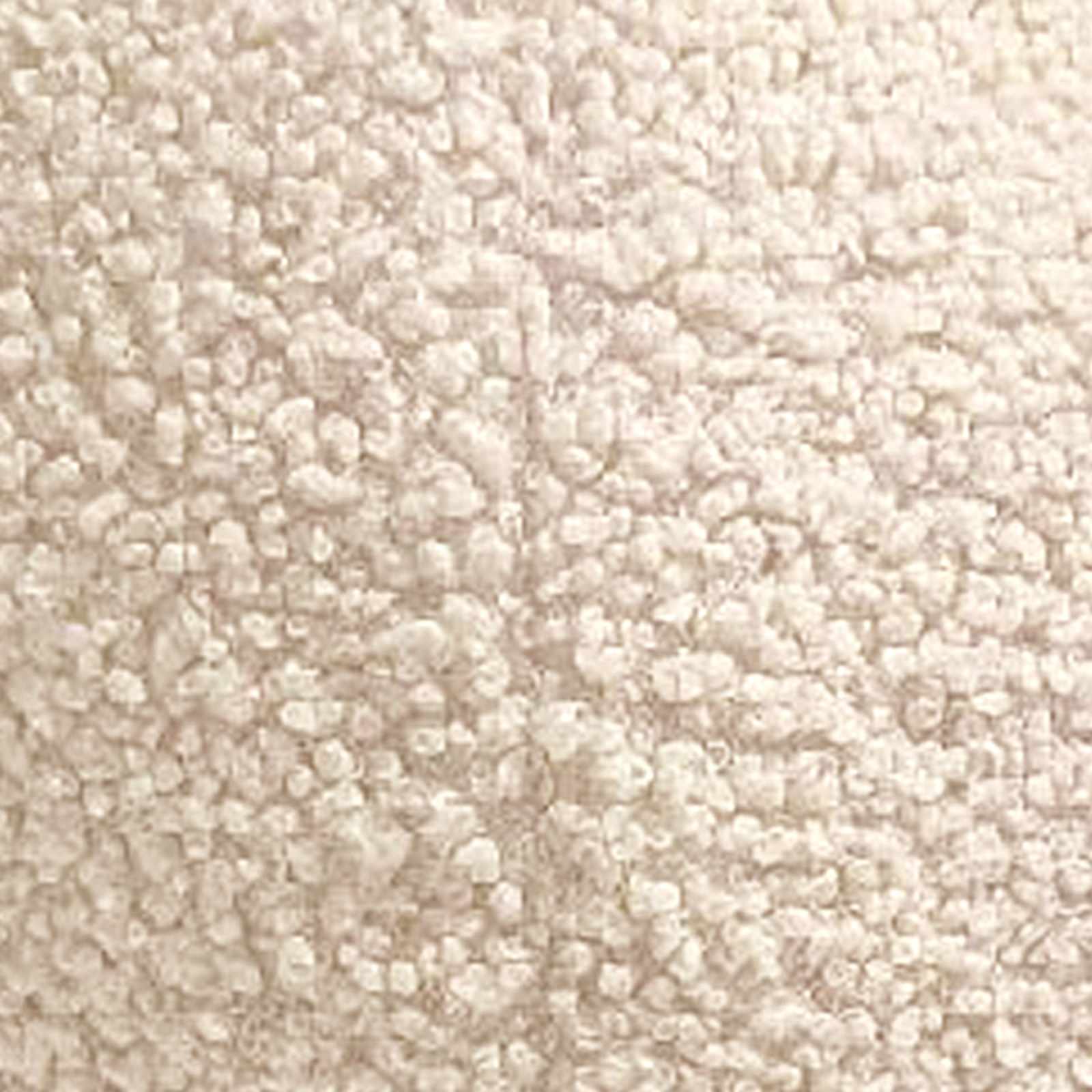 Soul Searcher White Round Boucle Throw Pillow, 14"