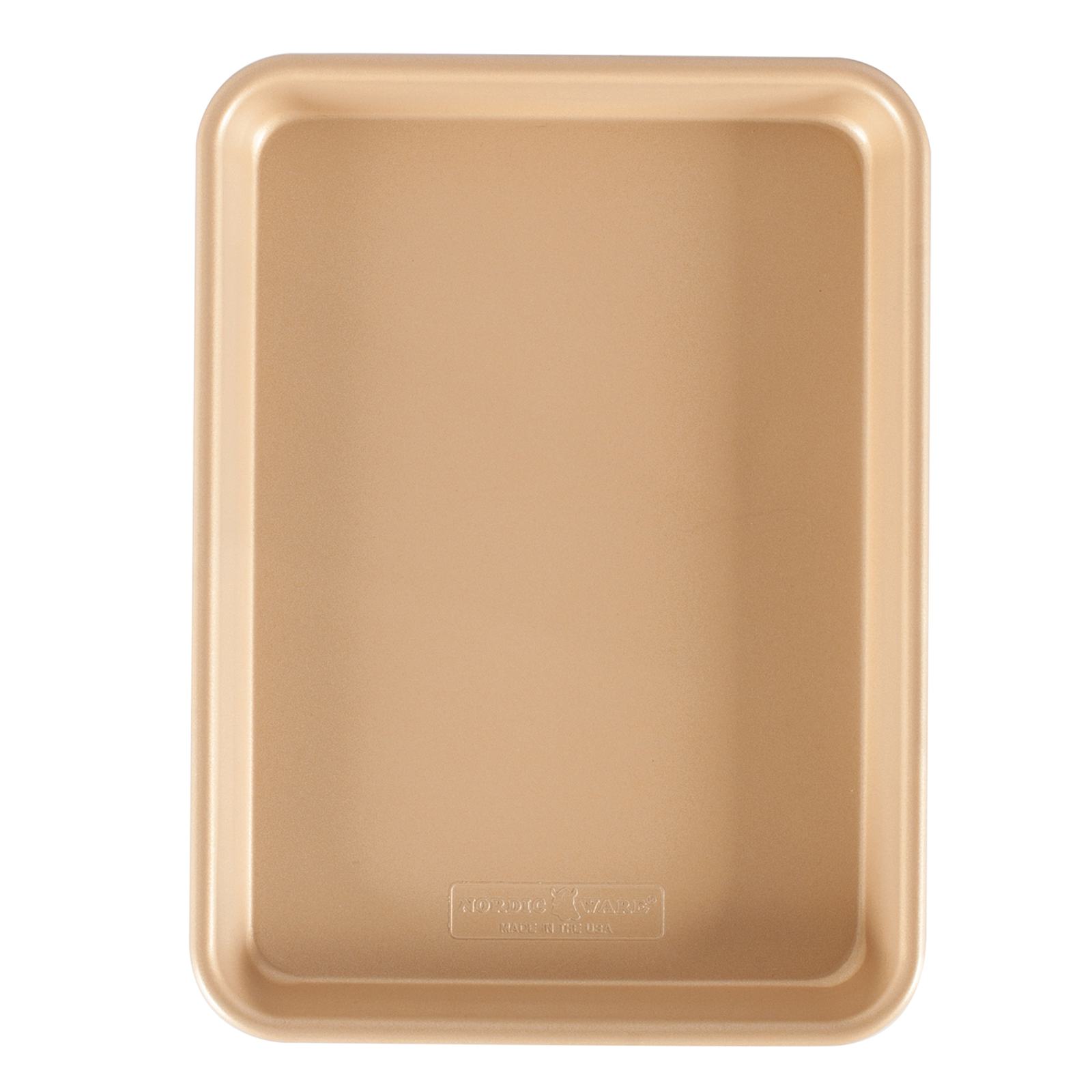 Nordic Ware Gold Nonstick Quarter Baking Sheet, 13x9.5