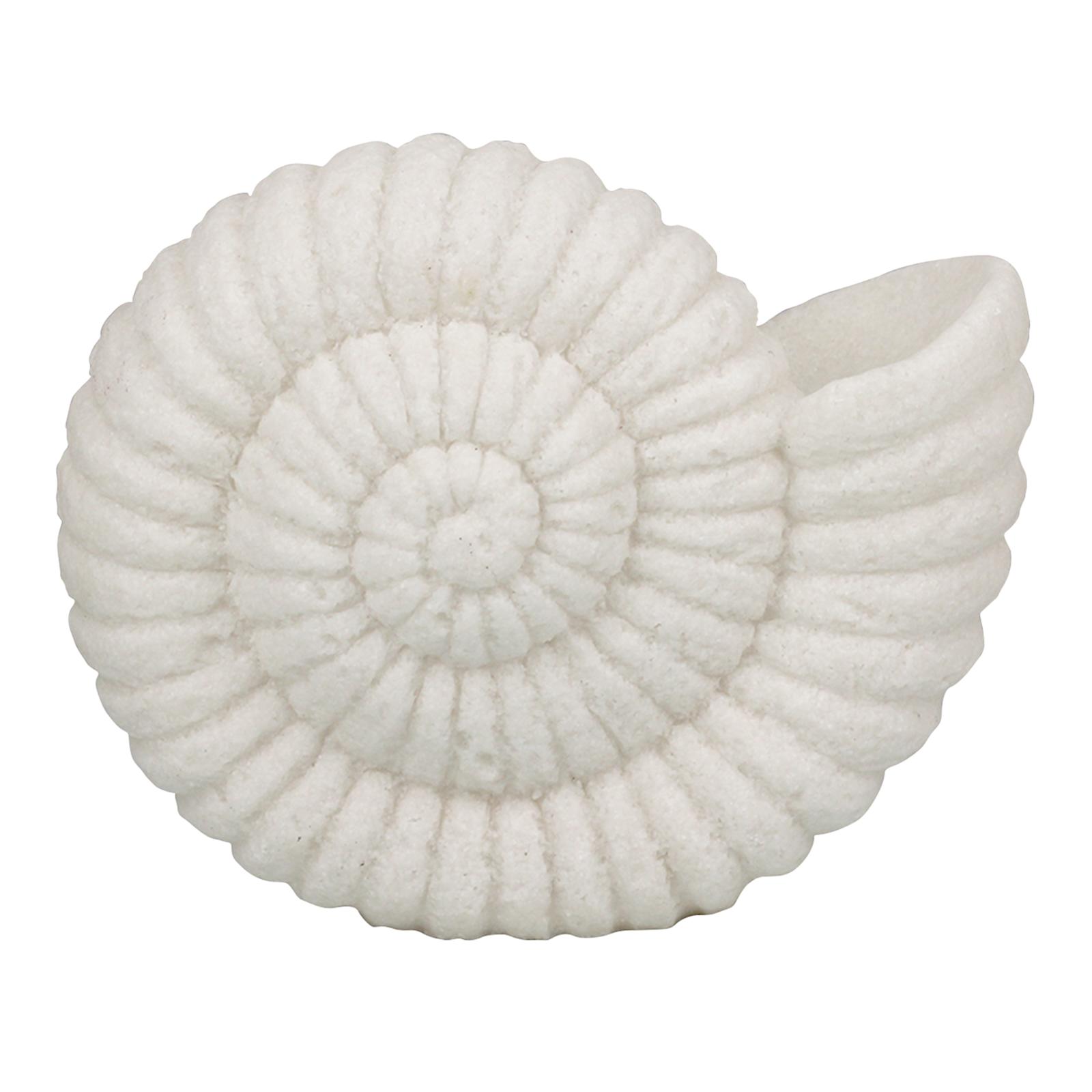 Ty Pennington Shell Sandstone Outdoor LED Garden Statue, 9