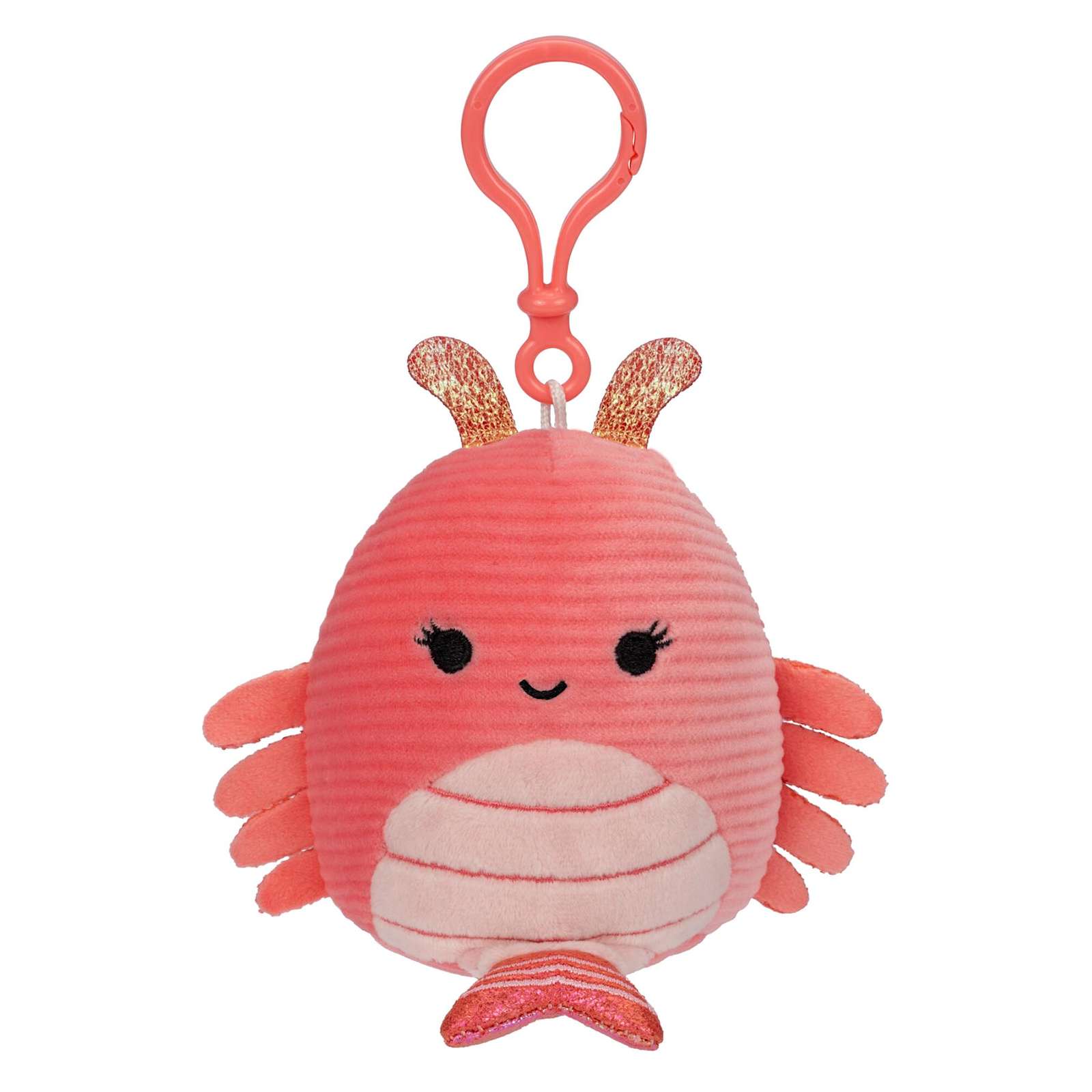 Sm 3.5 Inch Squish Corduroy Sealife Asst Clip-Ons