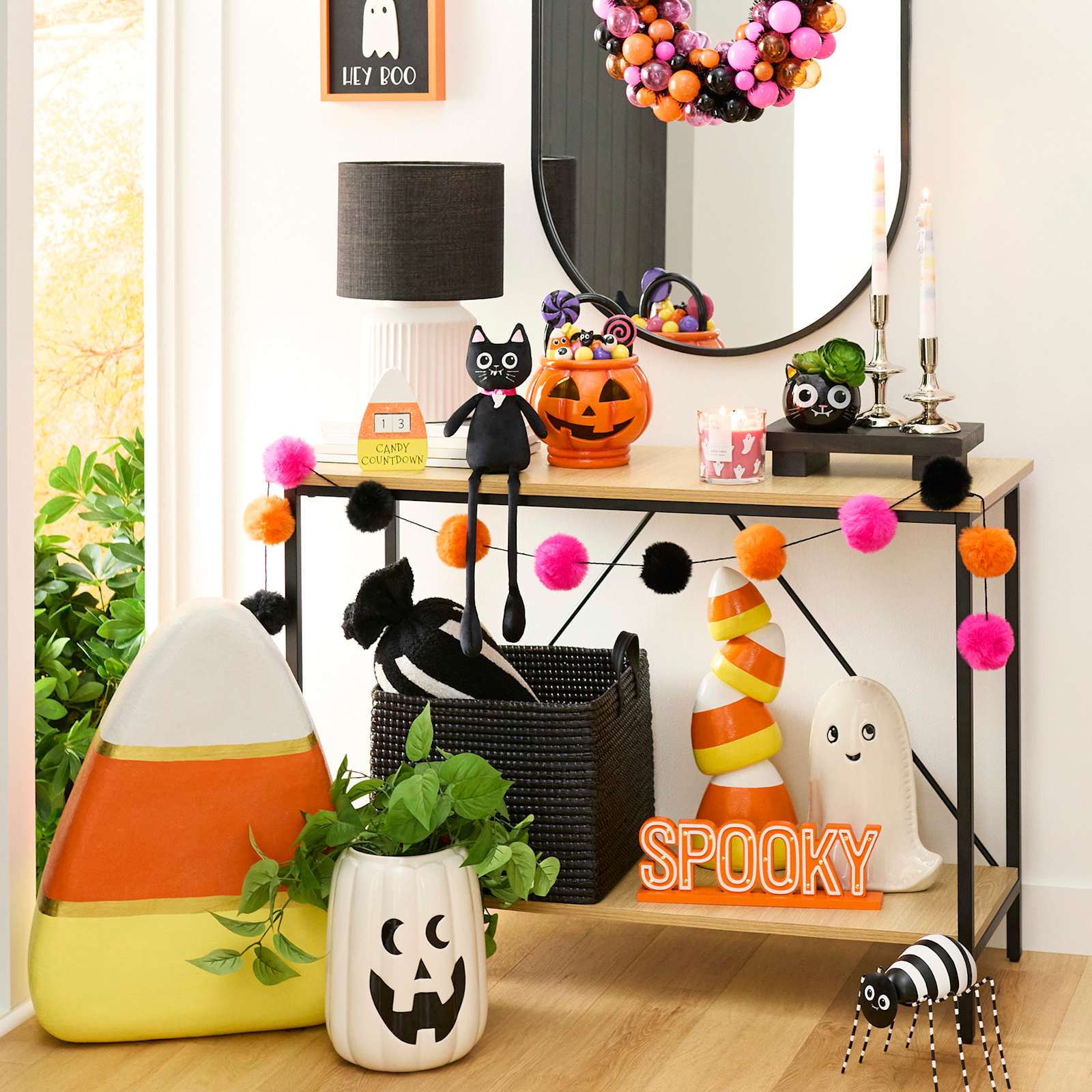 Stacked Candy Corn Decor At Home Stacked Candy Corn Decor At Home