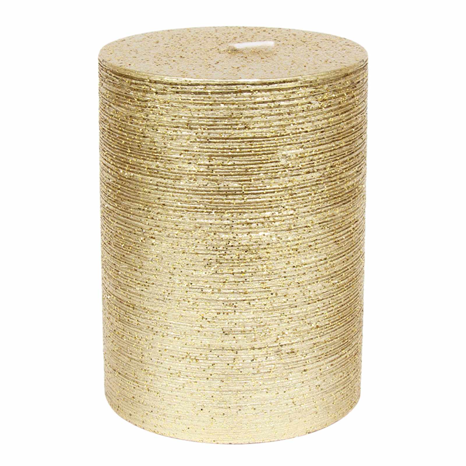 3x4 Gold Metallic Pillar Candle