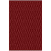 (D366) Medallion Scatter Rug Red, 2x4