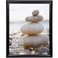 Black Ridged Poster Wall Frame, 16x20