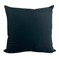 Black Throw Pillow, 18"