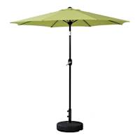 Grass Green Crank & Tilt Round Patio Umbrella, 7.5'