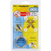 10 to 30 lb Ready Nail Picture Hanging Set