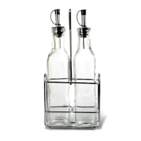 2-Piece Glass Oil/Vinegar Cruet Set