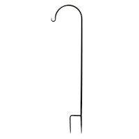 Black Metal Shepherd's Hook, 48"
