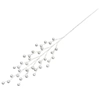 Set of 3 Silver Berry Sprays, 19"