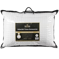 Quilted Jumbo Memory Foam Bed Pillow, Standard/Queen