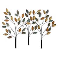 3-Trees Metal Wall Art, 38x28