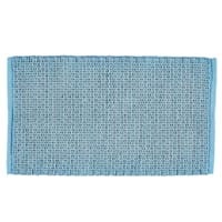 Teal Ropedot Cotton Accent Rug, 20x34