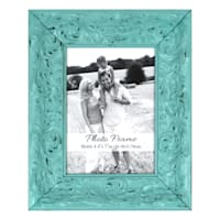Blue Wooden Tabletop Picture Frame, 5x7