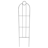 Black Metal Basic Garden Trellis, 35"