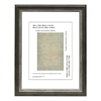 Miranda Black & Silver Wall Frame, 18x24