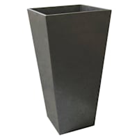 Sonata Grey Recycled Outdoor Planter, 28"