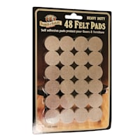 48-Pack Felt Furniture Pads, 1"