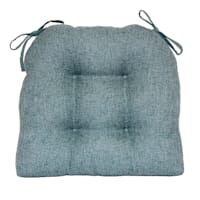 Jasper Blue Textured Chair Cushion