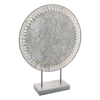 Crushed Mirror Charger on Base, 18x24