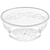Hanna K. Signature 20-Count Clear Divine Round Plastic Bowl, 6oz