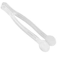 Hanna K. Signature 2-Count Clear Plastic Ice Tong, 9.25"