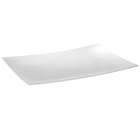 Lillian Table Settings 3-Count Pearl White Rectangle Plastic Trays, 9x13