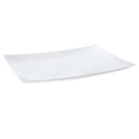 Lillian Table Settings 2-Count Pearl White Rectangle Plastic Trays, 12x18