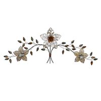 Over The Door Floral Bouquet Wall Decor, 44x16
