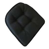 Embrace Black Non-Skid Gripper Dining Chair Cushion