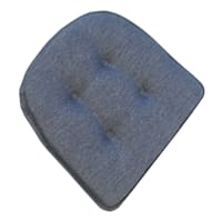 Embrace Blue Non-Skid Gripper Dining Chair Cushion