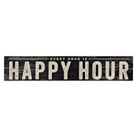 Paradise Every Hour is Happy Hour Novelty Metal Arrow Sign 5" x 17" 
