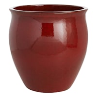 Red Flare Outdoor Planter, Large