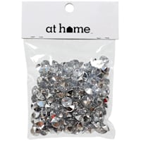 Plastic Silver Gem Scatters 50 Gram In Polybag