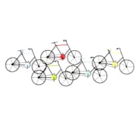 Bicycle Metal Wall Decor Set, 41x15