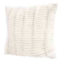 White Lash Throw Pillow, 24"