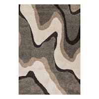 (A280) Sydney Waves Multi Area Rug, 5x8