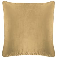 Gillmore Taupe Velvet Throw Pillow, 18"