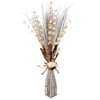 Dried Grey Buri Bundle, 39"