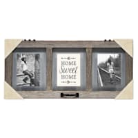 Home Sweet Home Grey Float Collage Picture Frame, 27.5x12.7
