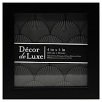 Black Tabletop Picture Frame, 4"